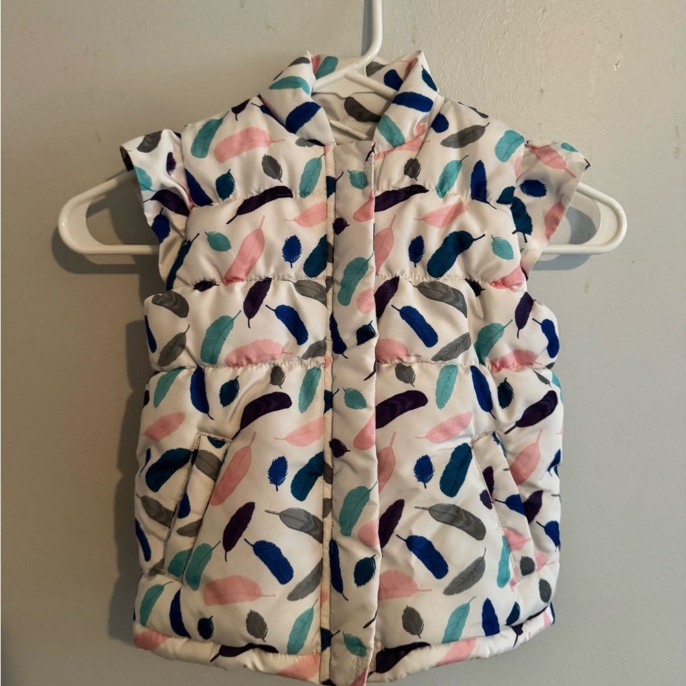 Kids Multicolor Puffer Vest